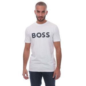 Boss Mens Thinking 1 Logo T-Shirt / White